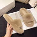 Influencer-approved fuzzy slippers for women - new autumn 2023 collection: fairy-tale style, soft sole, comfortable for home, plus size available, perfect for pregnancy