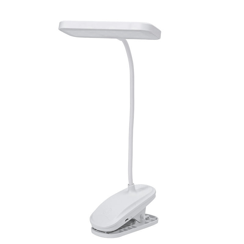 Clip-on led desk lamp - eye protection, study, kids, vision protection, rechargeable/plug-in, student dorm, reading, bedside lamp