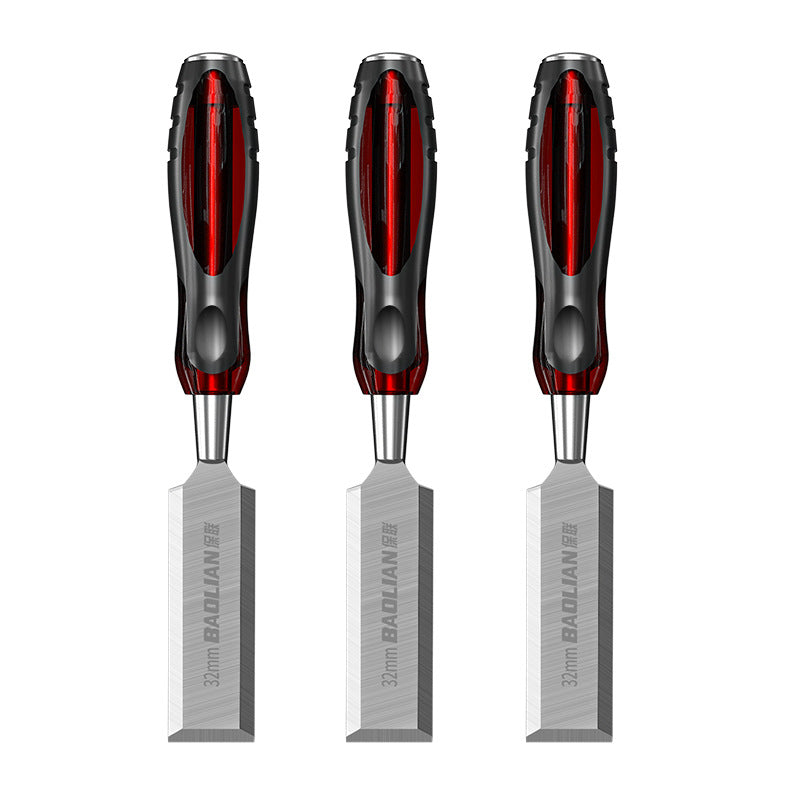 Baolian woodworking chisel, core chisel, special chisel for carving, special steel flat chisel, flat chisel, complete set of carpenter tools