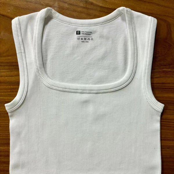 Yiwu spring and summer new generous collar threaded yoga sports vest plus size outer wear running quick-drying vest 317