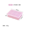 [food grade] pink 6-compartment