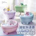 Flower air humidifier tabletop sunflower humidifier bedroom gardenia colorful atmosphere light sprayer