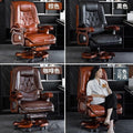 Imperial chair spring cushion computer chair boss chair office luxury genuine leather reclining massage executive chair