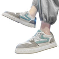Men's winter shoes: breathable mesh sneakers for men, black and white versatile casual athletic leather shoes, white sneakers for men