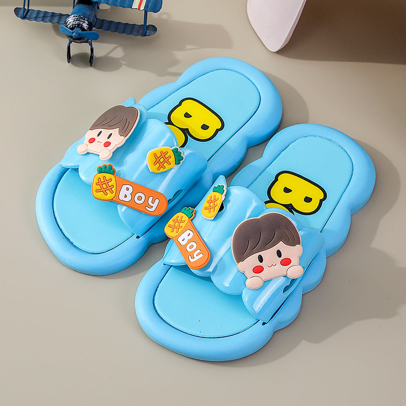 2023 new children's slippers - summer trendy cartoon slides for kids, perfect for indoor and outdoor wear