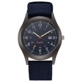 New canvas watch for men - casual, stylish, gift-worthy, military-inspired, with date display - perfect for students and sports - quartz movement
