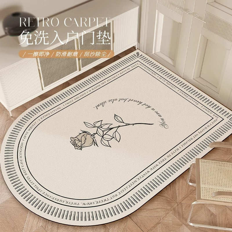 High-end doormat for entryway, home anti-slip floor mat,  new style, minimalist modern luxury, no-wash
