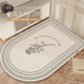 High-end doormat for entryway, home anti-slip floor mat,  new style, minimalist modern luxury, no-wash