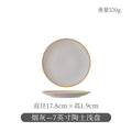 Ashes - 7inch clay shallow plate