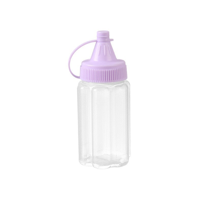 Household squeeze salad dressing dispenser, condiment container, jam squeeze bottle, outdoor bbq seasoning bottle set, home sauce dispenser