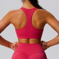 cloud-sensing i-shaped sports vest for women, push-up bubble wrap yoga bra, outdoor running, high-intensity sports intimates
