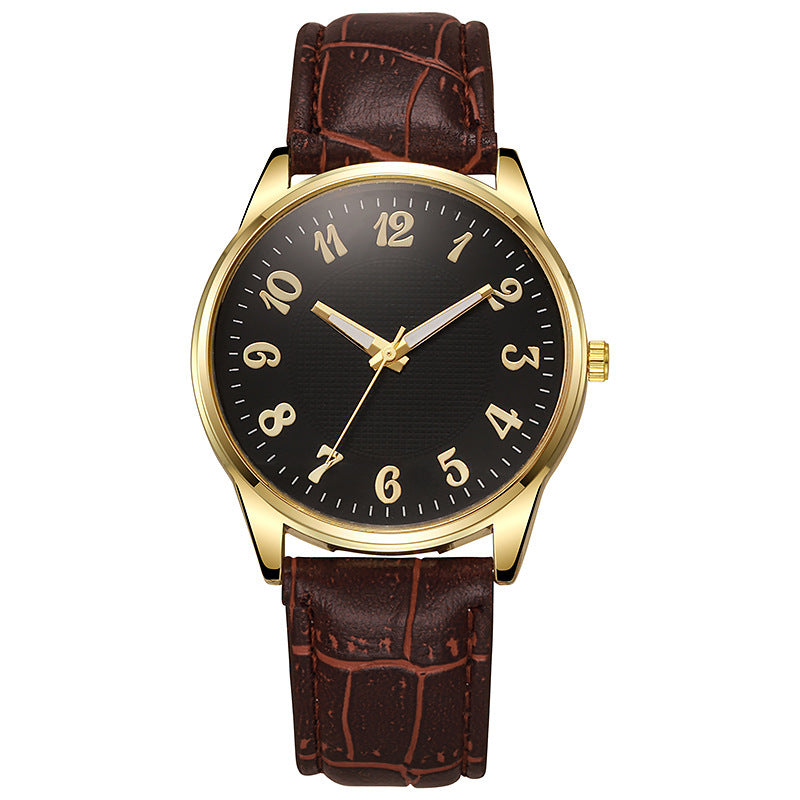 Quartz men's business leather belt alloy luminous swiss light luxury watch - direct from the source, wholesale prices