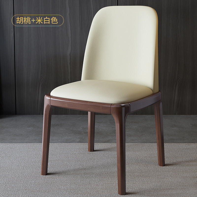 Wood style b&baccessible luxury upholstered back chair scandinavian solid wood dining chair for homemoderncasual restaurant hotel chair