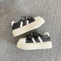 Campus style korean velcro thick sole shoes for women 2026 new arrivalspring sneakers white shoes student bread shoes for women