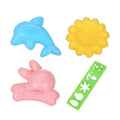 4pc dolphin rabbit rice ball mold cartoon shape curry rice mold kitchen diy rice ball mold