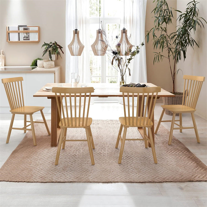 windsor chair solid wood dining chair for homeaccessible luxuryclassy stool scandinavianretro back chair comfortable for long sitting