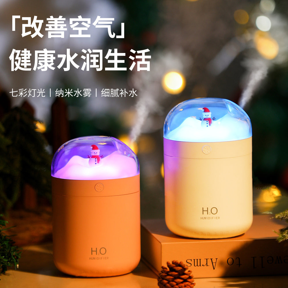 new snowman humidifier, usb powered desktop quiet high mist output hydration air humidifier - wholesale