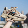 european station men's shoes 2026 new spring versatile thick-soled casual youth agarwood sports dad shoes trendy sneakers