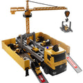 Kids' container crane construction vehicle toy - excavator car for boys, ages 3-6