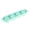 Four-sphere silicone ice cube tray with lid, round ice cube tray, silicone ice mold, round ice making box, creative ice maker