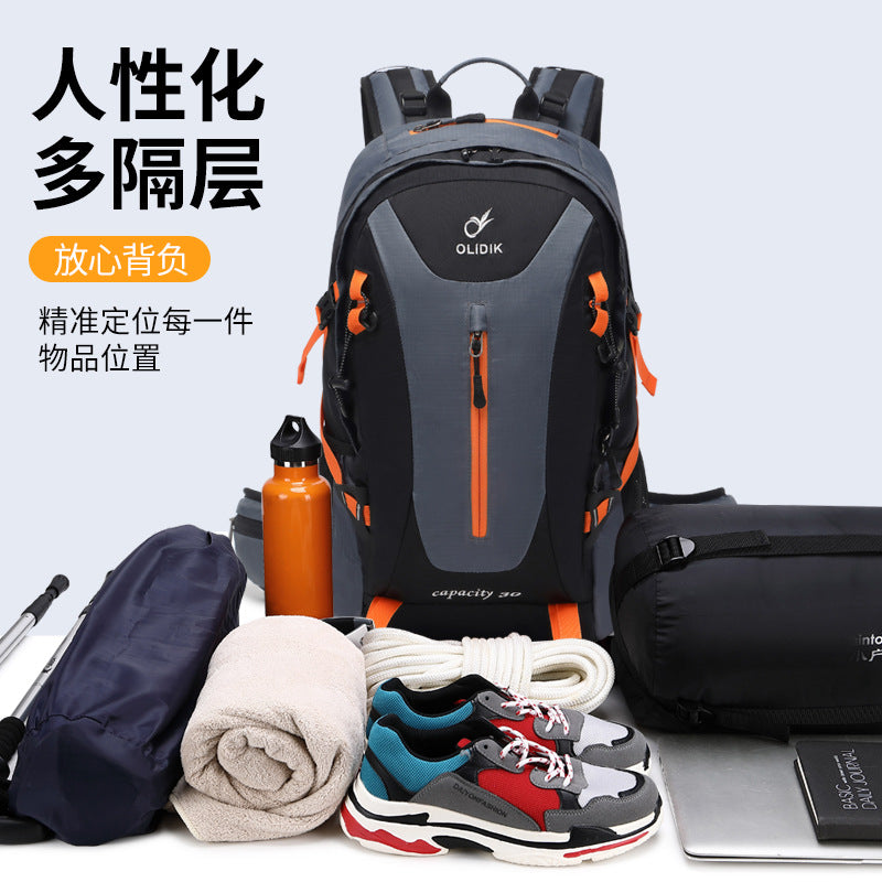 Outdoor Hiking Bag Men's Hiking Backpack Large Capacity Lightweight Travel Bag Cycling Sports Backpack Women's