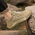 Men's spring anti-slip wear-resistant safety work shoes for construction, labor, outdoor hiking, and casual wear