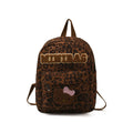 Fall and winternew arrivalretro leopard print backpack large capacity travel storage backpack classyeasiest for match student class bag