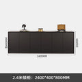 Black low cabinet (2400*400*800)