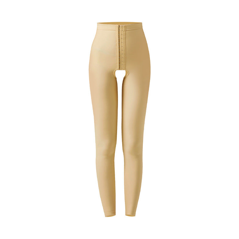 Thigh ring liposuction postoperative body shaping pants first stage crotchless postpartum seamless leg binding hip shaping pants leg binding pants