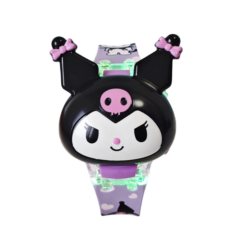 Kids' watch - cute sanrio design: cinnamoroll, kuromi - luminous, musical, cartoon electronic watch - perfect gift for girls