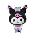 Superhero watch cartoon luminous flip cover elsa princess kuromi electronic birthday gift boy toy watch