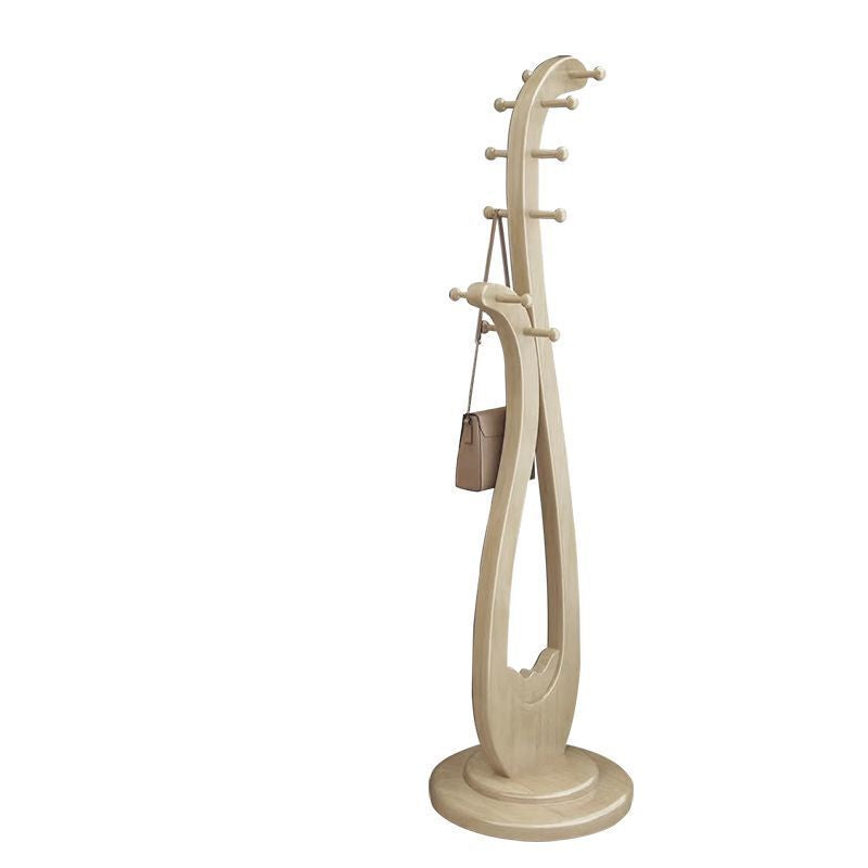 Clothes rack, coat rack, floor-standing clothes rack, for home bedroom, all solid wood, high-end solid wood clothes rack, floor-standing