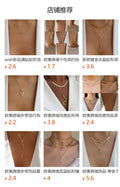 Multi-layered snake-shaped necklace wholesale european and american cross-border jewelry pendant easiest for matchniche style alloy women's clavicle chain snake-shaped chain