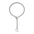 New arrival cross-border golden moon and star necklace punk gothic adjustable cuban lasso y-shaped necklace