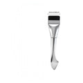 Fishtail thin arc flat head one-line blade powder bottom brush ultra-thin flat traceless color mixing mask scraper all-purpose makeup brush