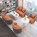 Luxury milk tea shop/coffee shop double seater casual reception/meeting pub/bar booth sofa and coffee table set
