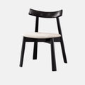 Scandinavian solid wood dining chair for home chinese ancient styleretro black chair ash wood dining table and chair italian normcore back chair