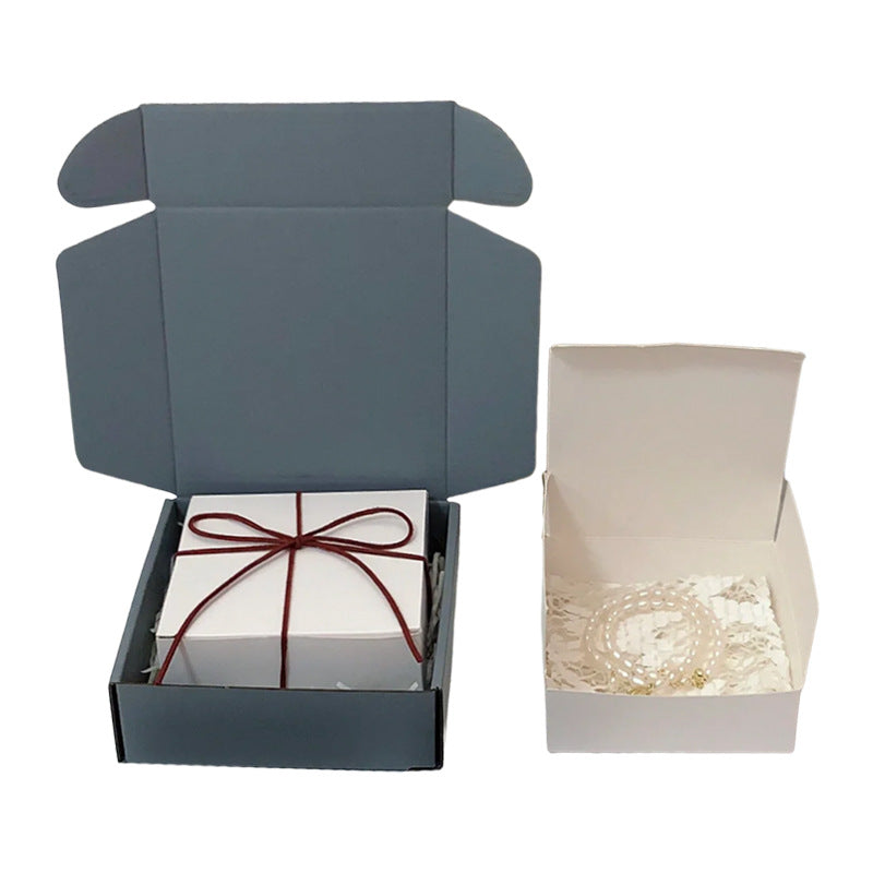 Customized aircraft box Small batch kraft carton Small rectangular carton Express box Packing box Logistics packaging