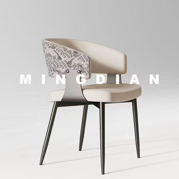 High-end dining chair for home dining table chair accessible luxury tea chair hotel reception negotiation chair casual chair makeup back stool