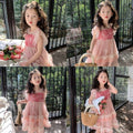 Girls' dress  summer new fashionable princess dress baby girl summer dress baby cake dress 6y114