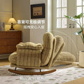 Retro sofa chair rocking chair living room for home lazy sofa adult recliner popular casual reclining rocking chair