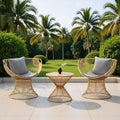New arrivalins style iron casual single sofa coffee table suitaccessible luxuryfor home balcony table sofa chair combination
