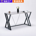 Modern minimalist sintered stone rectangular dining table, gaming desk, computer desk, home desktop computer table - direct from the manufacturer