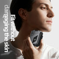 New dual-head magnetic electric shaver for home, car, and travel - mini portable razor for men