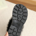Vancahao girl short boots heattechfall and winternew arrivalkidsboots british style princess boots baby cotton boots