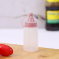 Household squeeze salad dressing dispenser, condiment container, jam squeeze bottle, outdoor bbq seasoning bottle set, home sauce dispenser