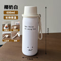 Cute cartoon high-value insulated tumbler, 316 stainless steel, women's outdoor school double-drink tea and water separation portable water bottle