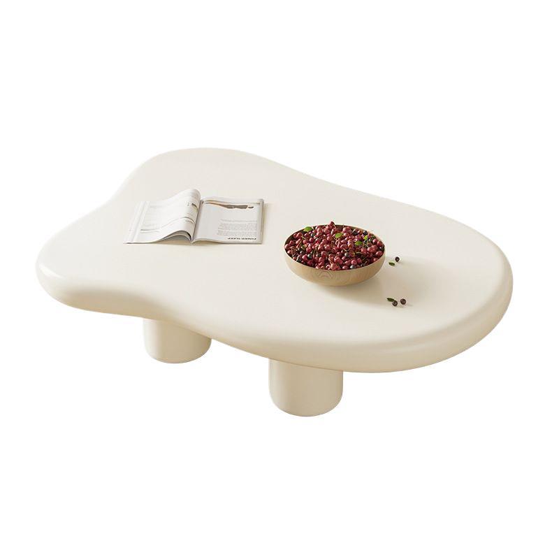 Scandinavian modern casual cloud coffee table living room for home small apartment special-shaped tea table cream style popular tableaccessible luxury