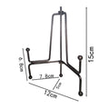 Ins style metal bracket netease cloud vinyl record storage desktop clock support bracket iron ceramic plate bracket