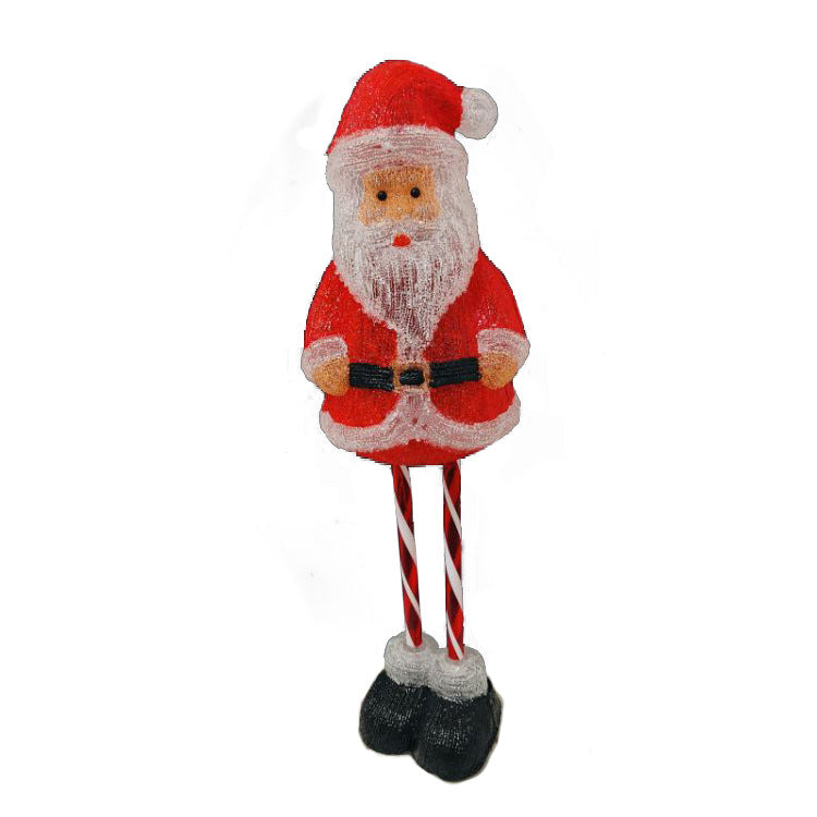 Customized  Santa Claus modeling light battery box, festive decoration, acrylic lanterns, luminous lantern ornaments